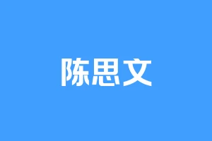 陈思文
