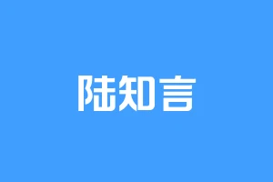 陆知言