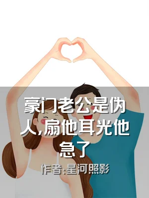 豪门老公是伪人，扇他耳光他急了