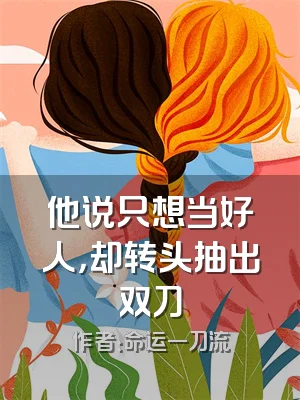 他说只想当好人，却转头抽出双刀