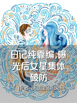 日记纯靠编，曝光后女星集体破防