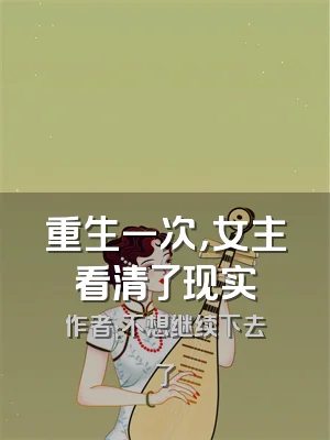 重生一次，女主看清了现实