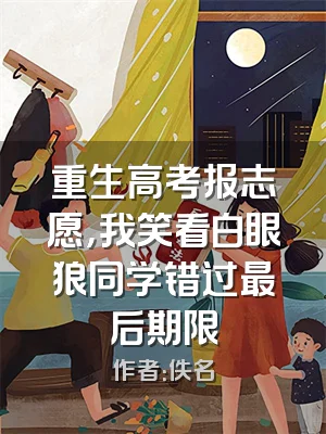 重生高考报志愿，我笑看白眼狼同学错过最后期限