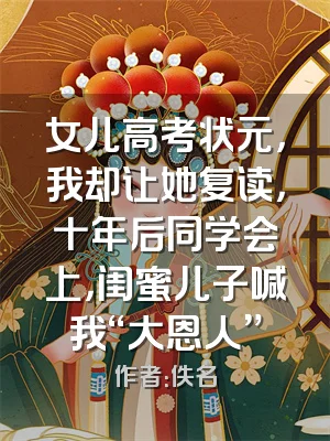 女儿高考状元，我却让她复读，十年后同学会上，闺蜜儿子喊我“大恩人”