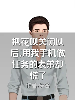 把花呗关闭以后，用我手机做任务的表弟却慌了