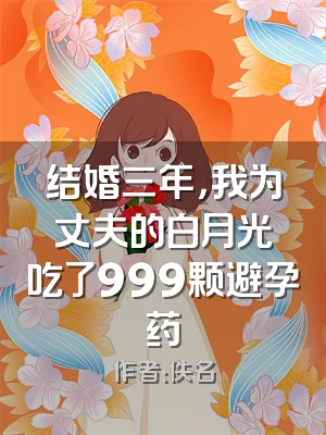 结婚三年，我为丈夫的白月光吃了999颗避孕药