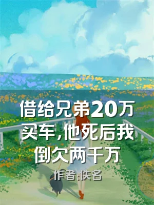 借给兄弟20万买车，他死后我倒欠两千万