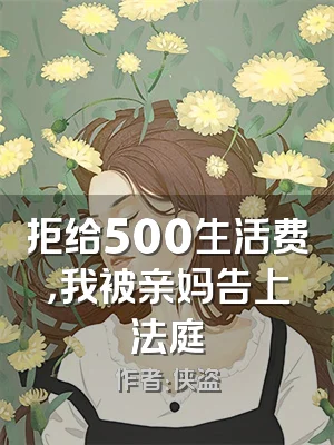 拒给500生活费，我被亲妈告上法庭