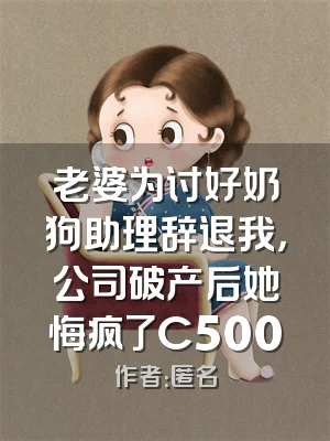 老婆为讨好奶狗助理辞退我，公司破产后她悔疯了C500