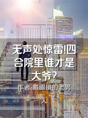 无声处惊雷！四合院里谁才是大爷？