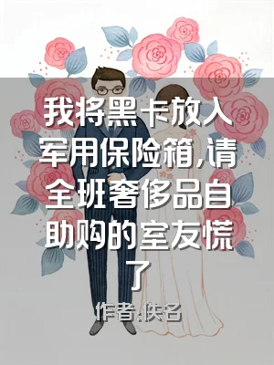 我将黑卡放入军用保险箱，请全班奢侈品自助购的室友慌了