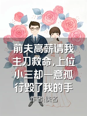 前夫高薪请我主刀救命，上位小三却一意孤行毁了我的手