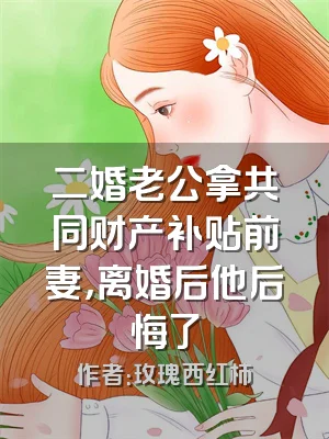 二婚老公拿共同财产补贴前妻，离婚后他后悔了