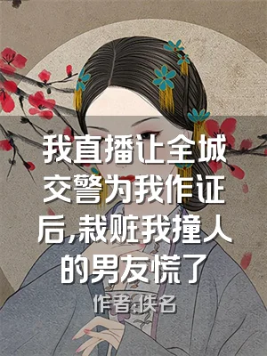 我直播让全城交警为我作证后，栽赃我撞人的男友慌了