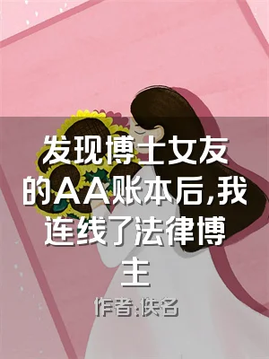 发现博士女友的AA账本后，我连线了法律博主