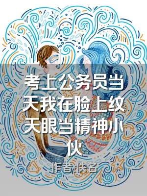 考上公务员当天我在脸上纹天眼当精神小伙