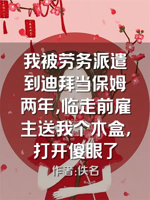 我被劳务派遣到迪拜当保姆两年，临走前雇主送我个木盒，打开傻眼了