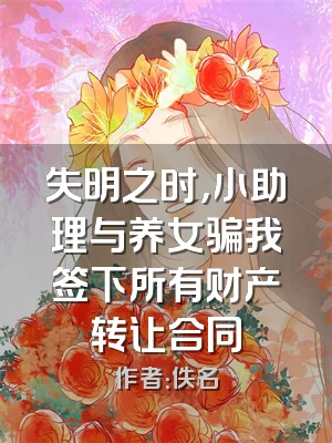 失明之时，小助理与养女骗我签下所有财产转让合同