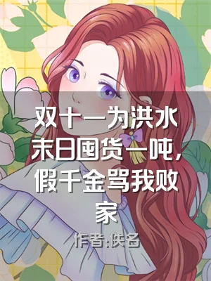 双十一为洪水末日囤货一吨，假千金骂我败家