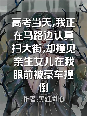 高考当天，我正在马路边认真扫大街，却撞见亲生女儿在我眼前被豪车撞倒