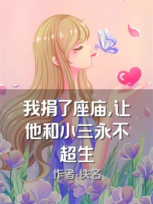 我捐了座庙，让他和小三永不超生