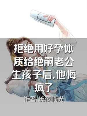 拒绝用好孕体质给绝嗣老公生孩子后，他悔疯了
