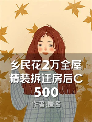 乡民花2万全屋精装拆迁房后C500