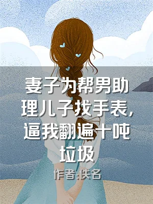 妻子为帮男助理儿子找手表，逼我翻遍十吨垃圾