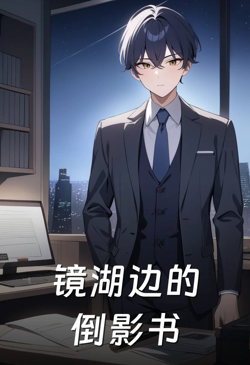 镜湖边的倒影书