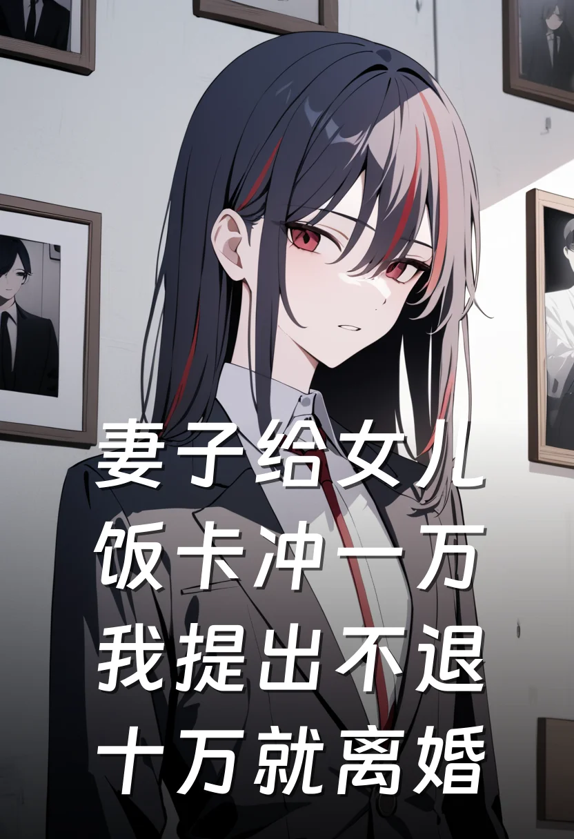 妻子给女儿饭卡冲一万，我提出不退十万就离婚