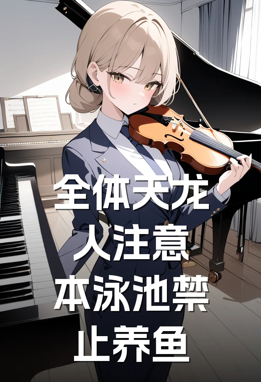 全体天龙人注意，本泳池禁止养鱼