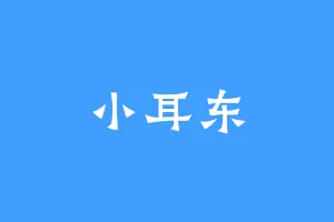 小耳东